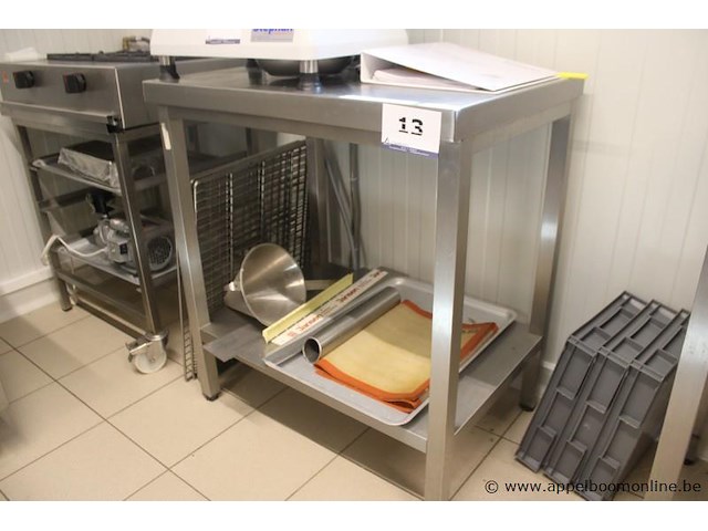 Rvs werktafel - afbeelding 1 van  1