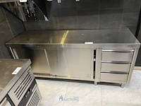 Rvs werktafel - afbeelding 2 van  4