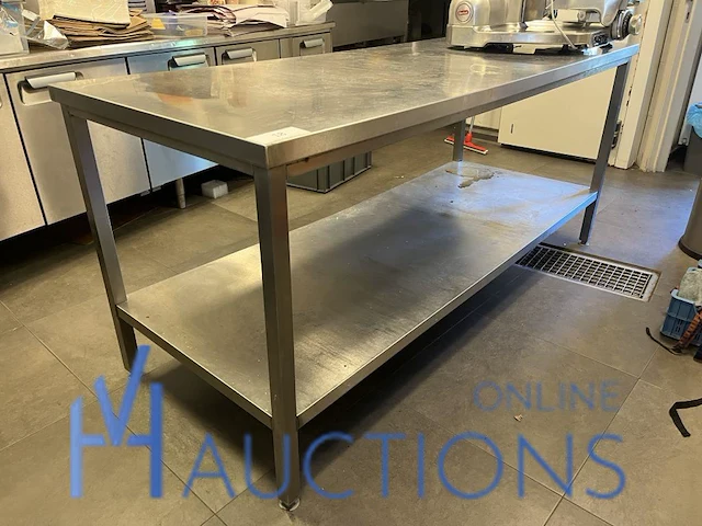 Rvs werktafel - afbeelding 1 van  4