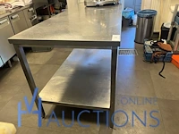 Rvs werktafel - afbeelding 3 van  4