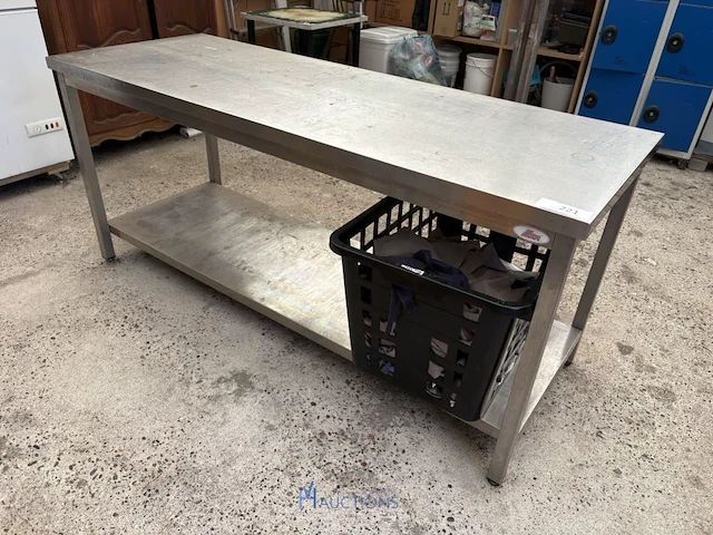 Rvs werktafel - afbeelding 1 van  6