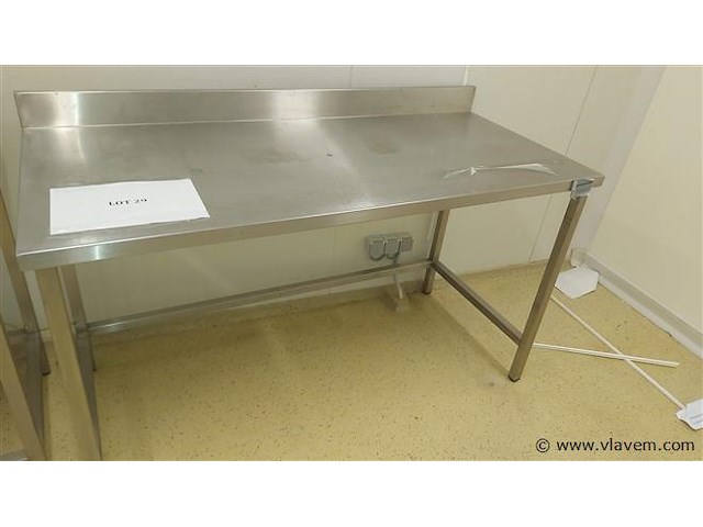 Rvs werktafel - afbeelding 1 van  1