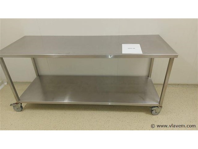 Rvs werktafel - afbeelding 1 van  1