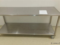 Rvs werktafel - afbeelding 1 van  1