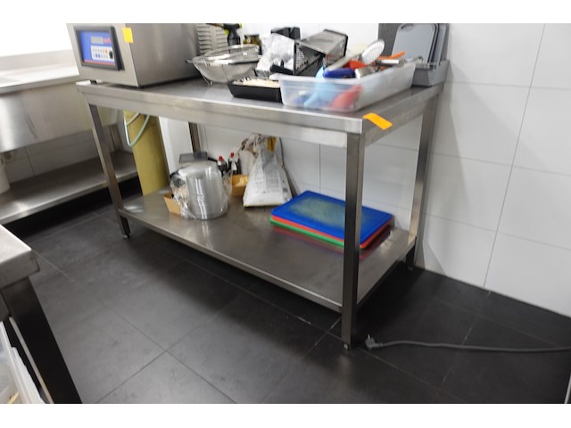 Rvs werktafel - afbeelding 1 van  2