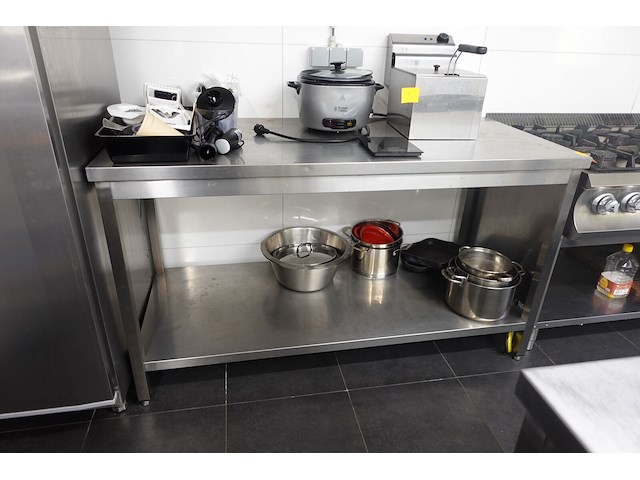 Rvs werktafel - afbeelding 1 van  1