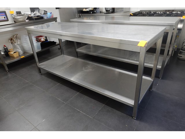 Rvs werktafel - afbeelding 1 van  3