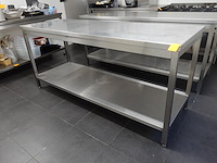 Rvs werktafel - afbeelding 1 van  3