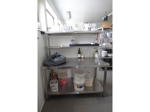 Rvs werktafel - afbeelding 1 van  7