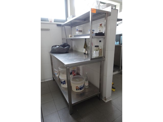 Rvs werktafel - afbeelding 2 van  7