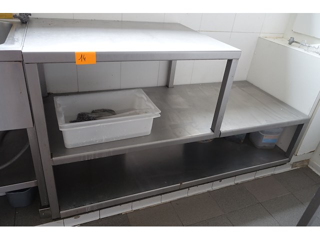 Rvs werktafel - afbeelding 1 van  1
