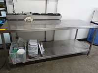 Rvs werktafel