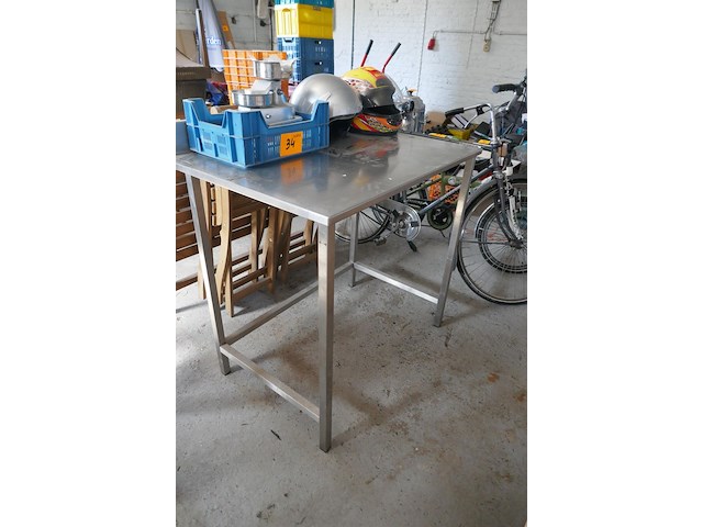Rvs werktafel - afbeelding 1 van  3