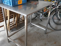 Rvs werktafel - afbeelding 1 van  3
