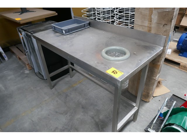 Rvs werktafel - afbeelding 1 van  6