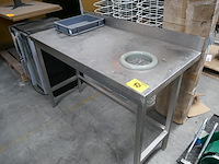 Rvs werktafel - afbeelding 1 van  6