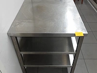 Rvs werktafel - afbeelding 2 van  2