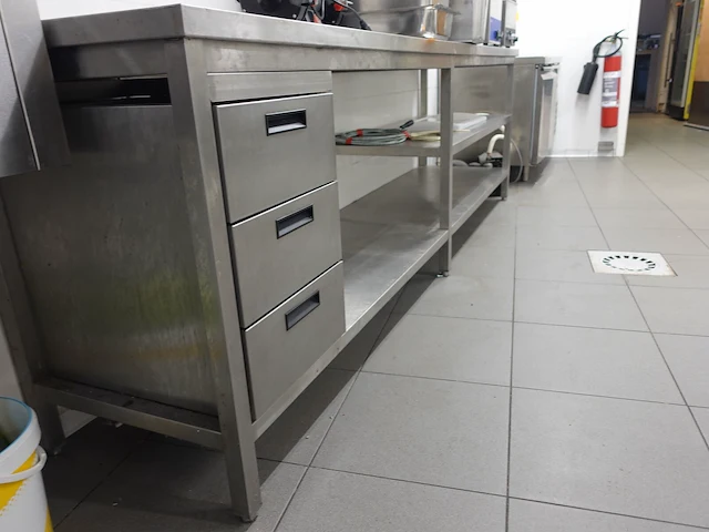 Rvs werktafel - afbeelding 3 van  4