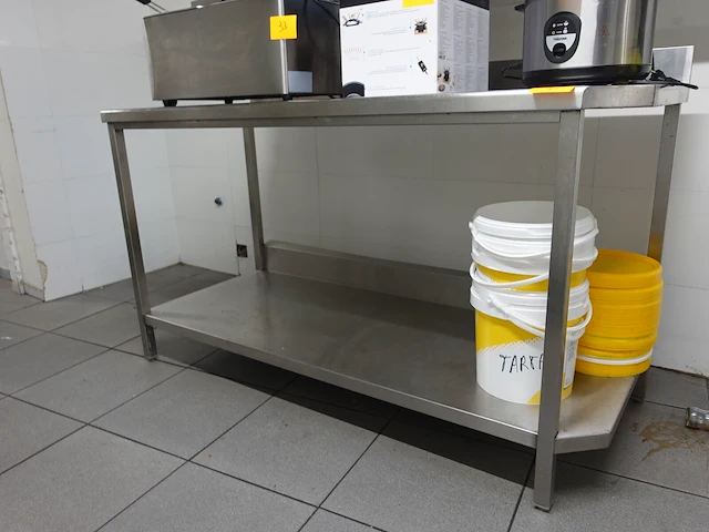 Rvs werktafel - afbeelding 1 van  2