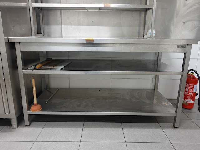 Rvs werktafel - afbeelding 1 van  2