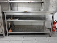Rvs werktafel