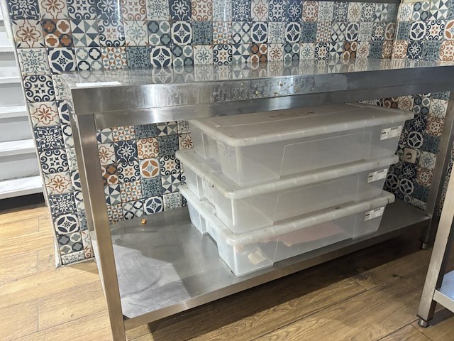 Rvs werktafel - afbeelding 1 van  2