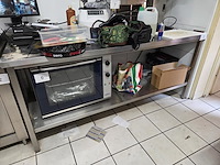 Rvs werktafel - afbeelding 1 van  2
