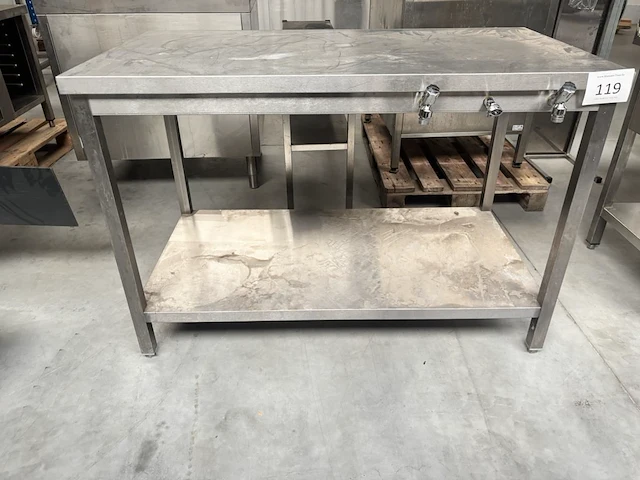 Rvs werktafel - afbeelding 1 van  4