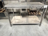 Rvs werktafel