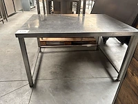 Rvs werktafel