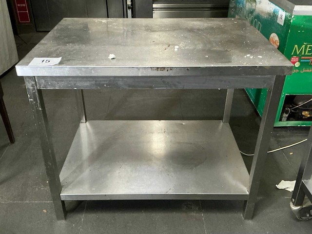 Rvs werktafel - afbeelding 1 van  1