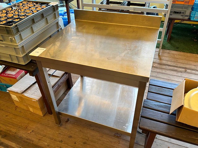 Rvs werktafel - afbeelding 1 van  7