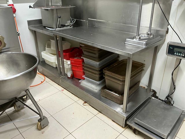 Rvs werktafel - afbeelding 1 van  4