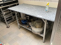 Rvs werktafel - afbeelding 1 van  2