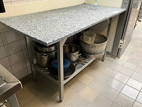 Rvs werktafel - afbeelding 2 van  2
