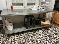 Rvs werktafel - afbeelding 1 van  4