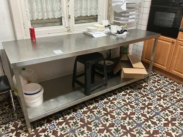 Rvs werktafel - afbeelding 2 van  4