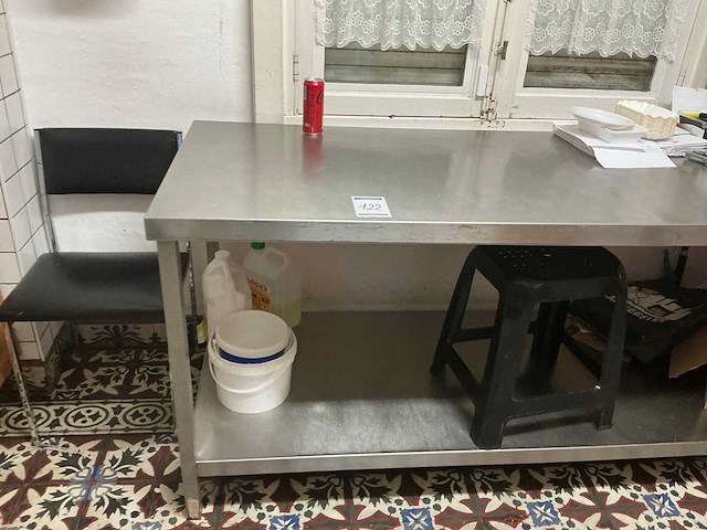 Rvs werktafel - afbeelding 3 van  4