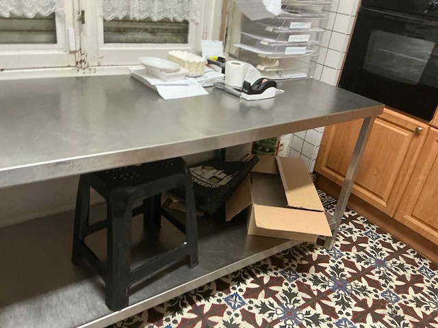 Rvs werktafel - afbeelding 4 van  4