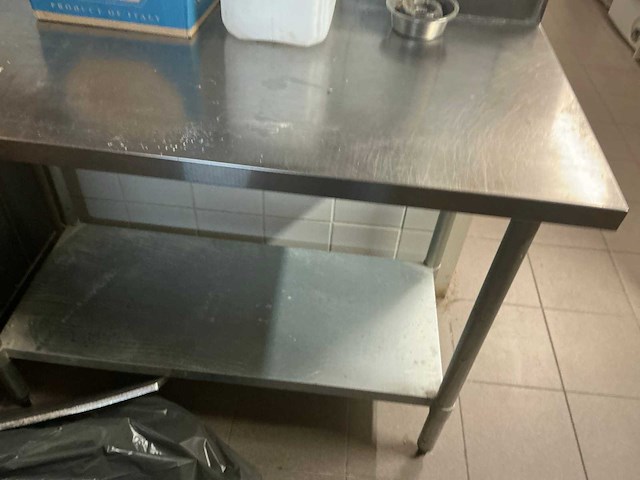 Rvs werktafel - afbeelding 3 van  3