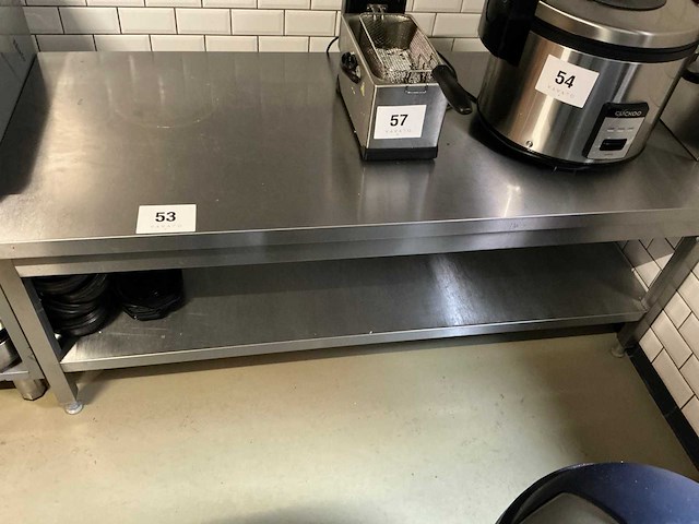 Rvs werktafel - afbeelding 1 van  1
