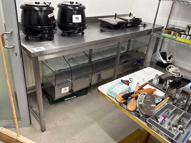 Rvs werktafel - afbeelding 1 van  3