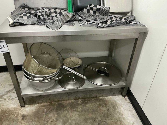 Rvs werktafel - afbeelding 1 van  2