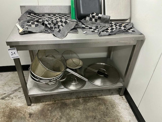 Rvs werktafel - afbeelding 2 van  2