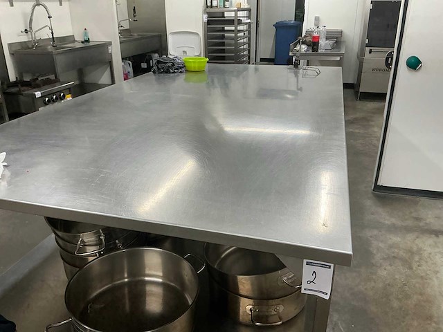 Rvs werktafel - afbeelding 2 van  3