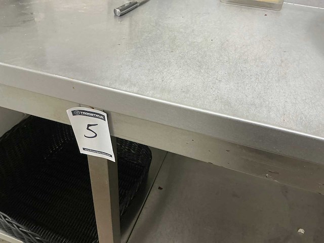 Rvs werktafel - afbeelding 3 van  4