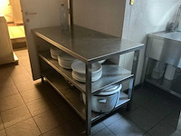 Rvs werktafel - afbeelding 1 van  3