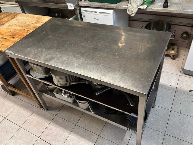 Rvs werktafel - afbeelding 2 van  3