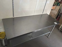 Rvs werktafel - afbeelding 2 van  3
