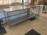 Rvs werktafel